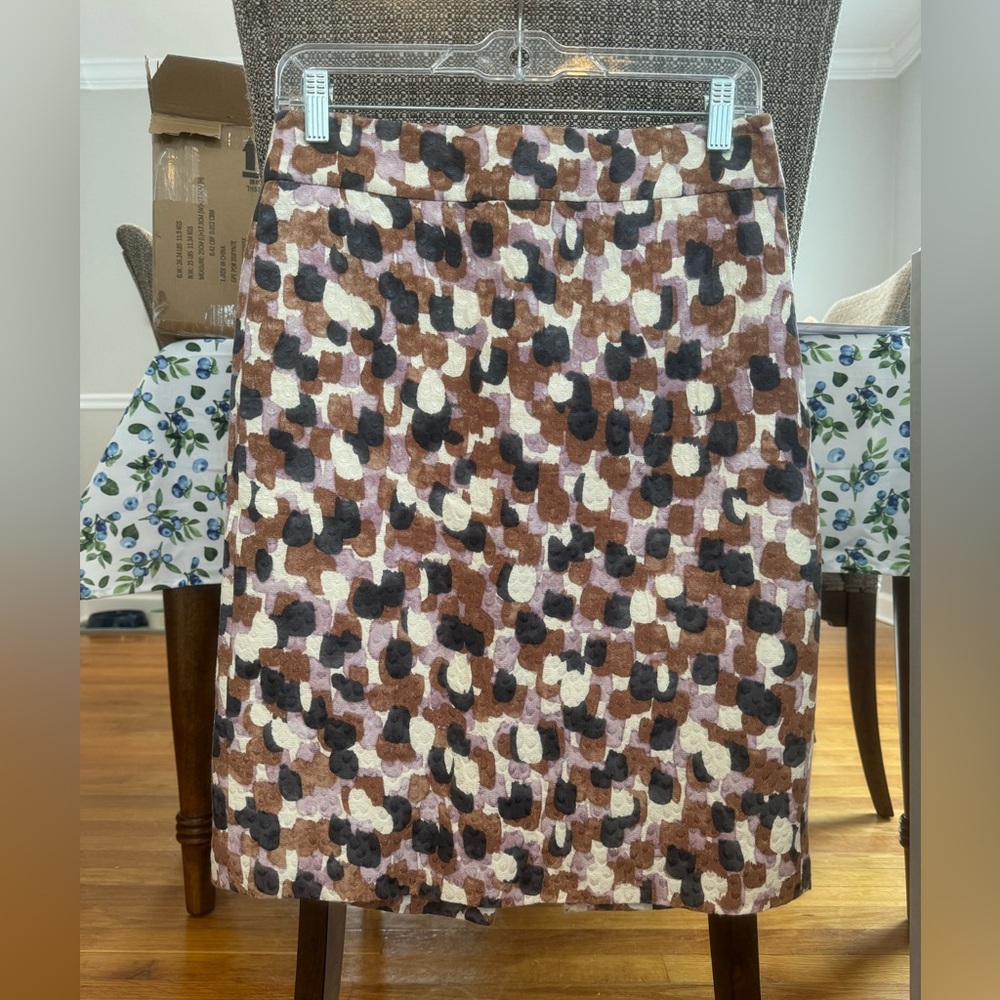 Adorable abstract pattern pencil skirt from Jcrew